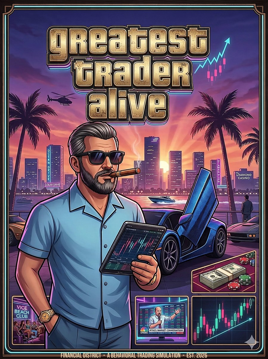 Greatest Trader Alive Vol. 1 — the journal, standing upright with the full cover art